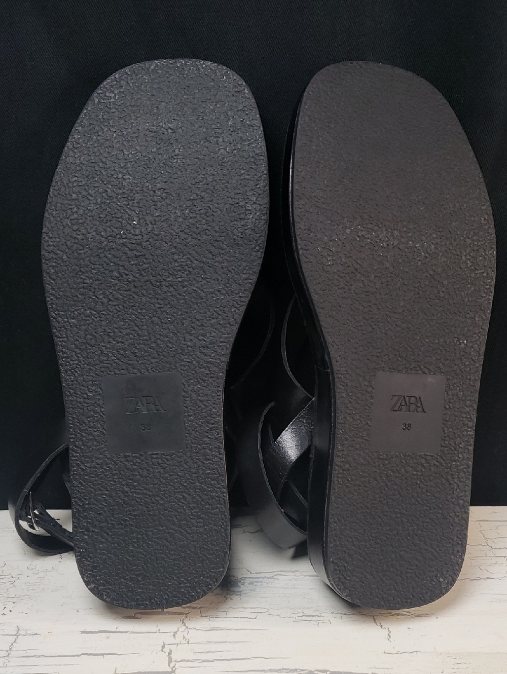 NWOT Zara Gladiator Style Strappy Platform Sandals - Women's 7.5- 8 (38 Euro) - Picture 13 of 16